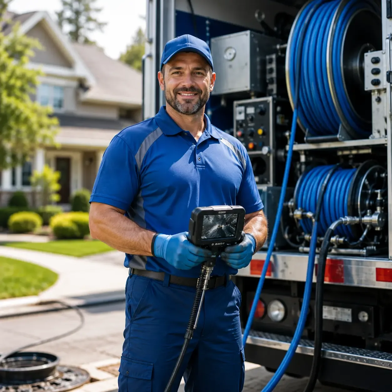 Local outdoor drain cleaning specialists in Coloma, MI
